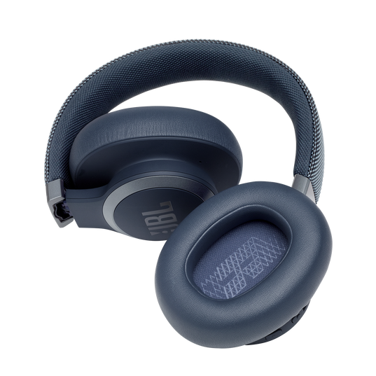 JBL Live 650BTNC - Blue - Wireless Over-Ear Noise-Cancelling Headphones - Detailshot 7